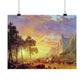 Bierstadt, Albert - Oregon Trail (1869) - Satin Posters