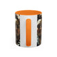 Courbet, Gustave - The Desperate Man (1843) - Colorful Accent Mugs