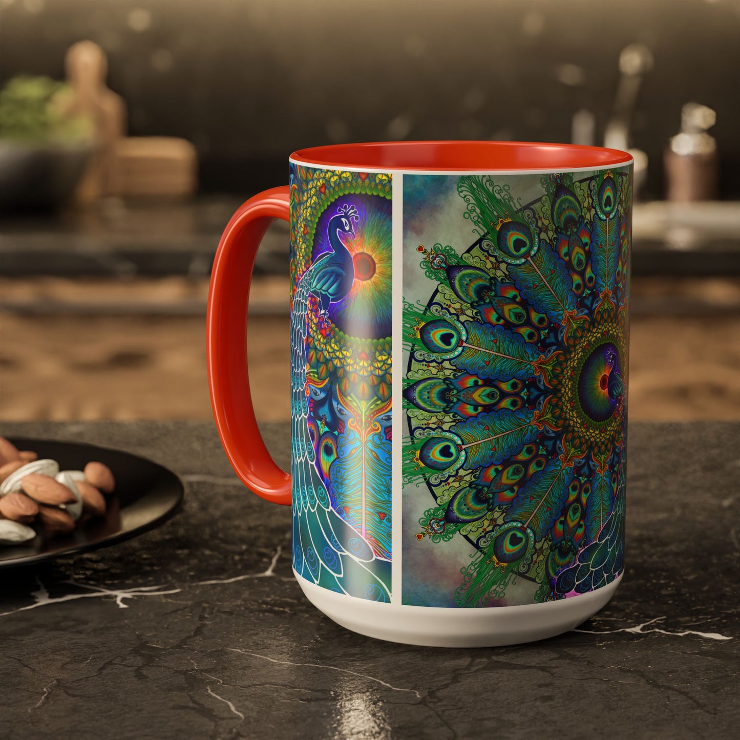 Pacio, Adam - Melek Taus Mandala - Colorful Accent Mugs