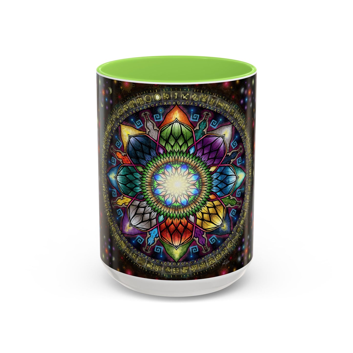 Pacio, Adam - Mystic Jewel Mandala - Colorful Accent Mugs