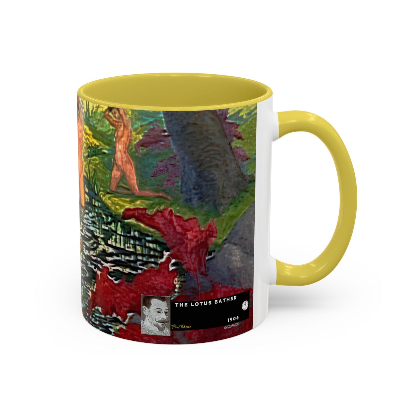 Ranson, Paul - The Lotus Bather (1906) - Colorful Accent Mugs