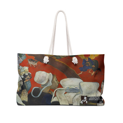 Gauguin, Paul - Vision of the Sermon (Jacob Wrestling with the Angel) (1888) - Weekender Bag