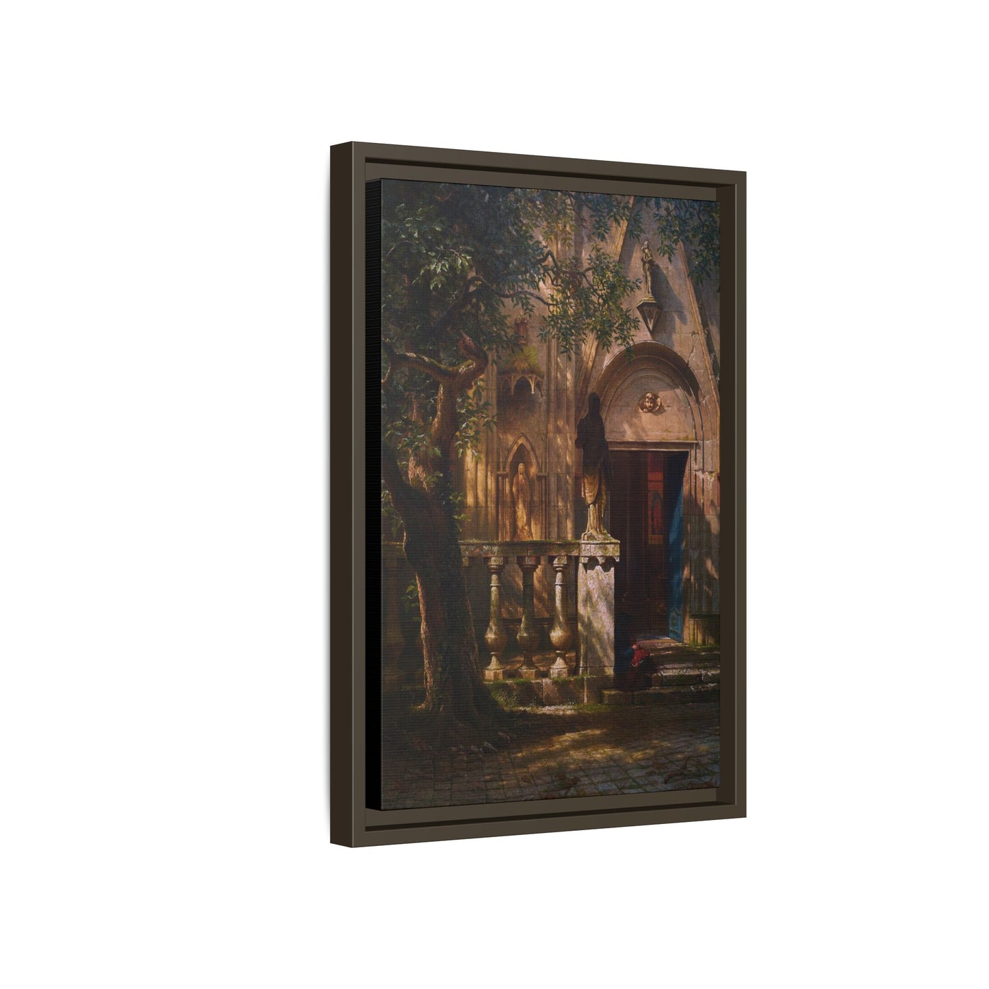 Bierstadt, Albert - Sunlight and Shadow  (1854) - Matte Canvas, Framed