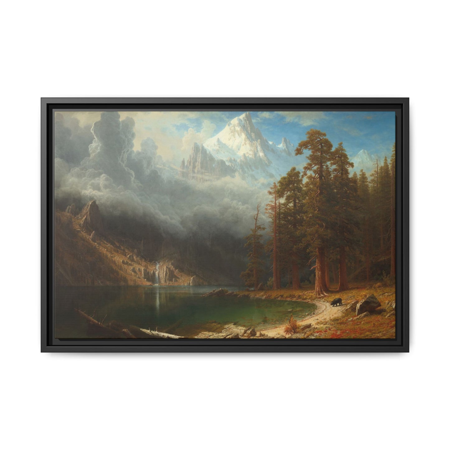 Bierstadt, Albert - Mount Corcoran (1877) - Matte Canvas, Framed