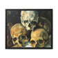 Cézanne, Paul - Pyramid of Skulls (1901) - Matte Canvas, Framed
