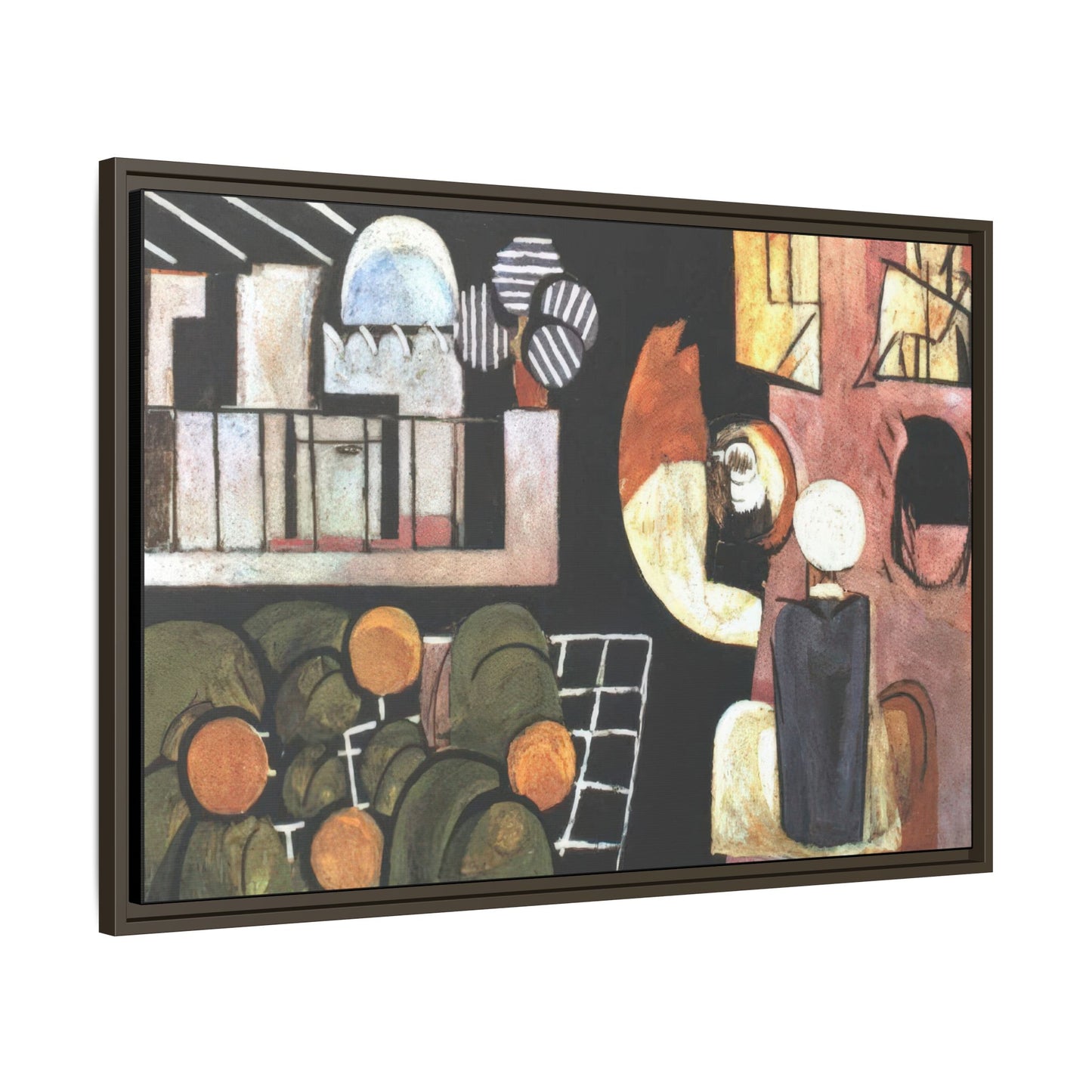 Matisse, Henri - The Moroccans (1916) - Matte Canvas, Framed