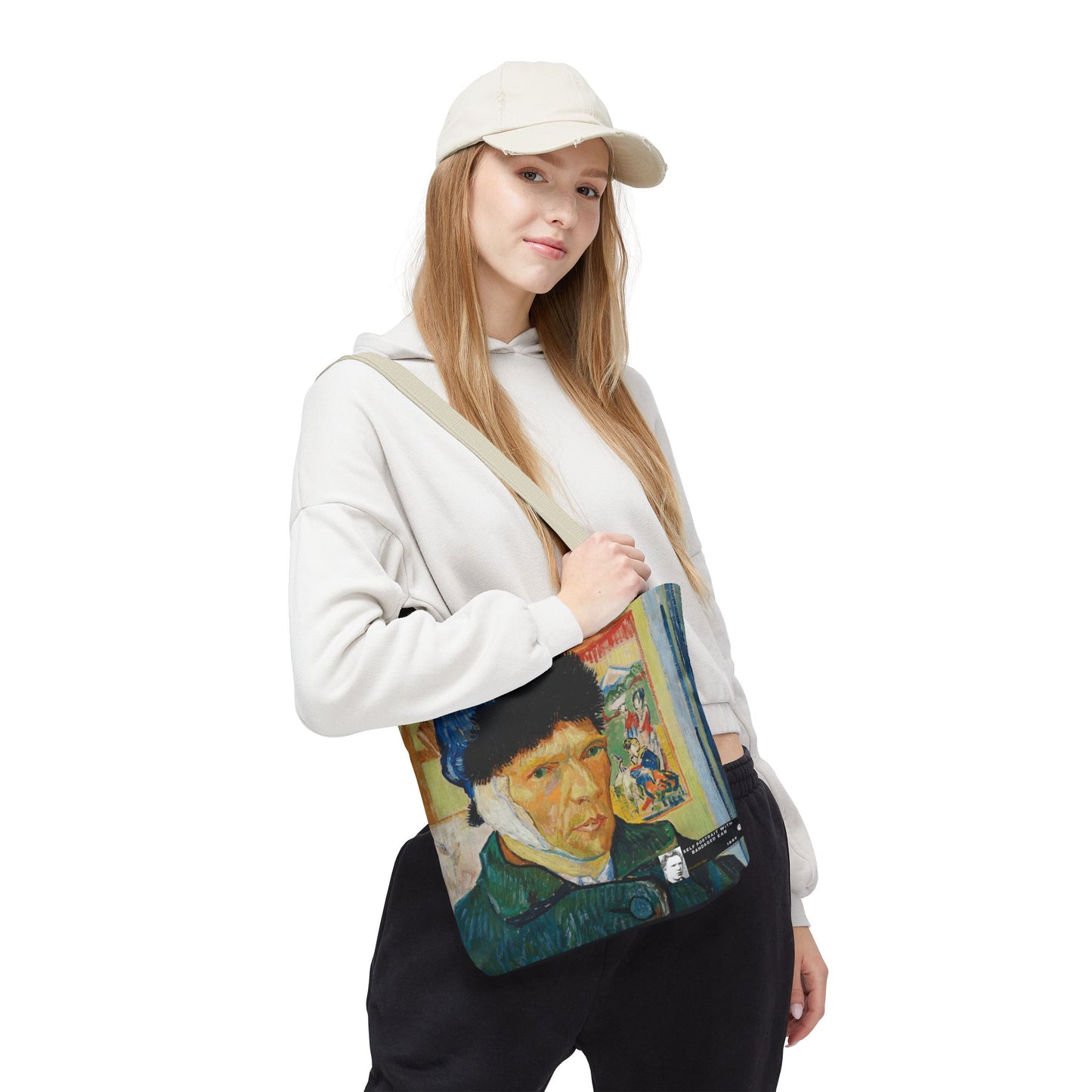 Van Gogh, Vincent - Self Portrait with Bandaged Ear (1889) - Tote Bag