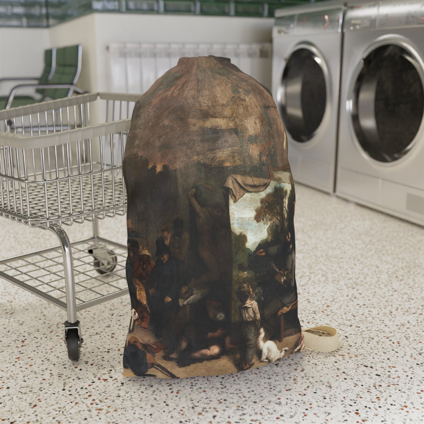 Courbet, Gustave - The Painter’s Studio (1855) - Laundry Bag