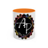 AdamPacio.com - Black Logo - Colorful Accent Mugs
