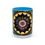 Obsidian Grandmothers Mandala - Colorful Accent Mugs