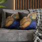 Filiger, Charles - The Recumbent Christ (1895) - Suede Square Pillowcase