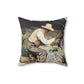 Courbet, Gustave - The Stone Breakers (1850) - Suede Square Pillow