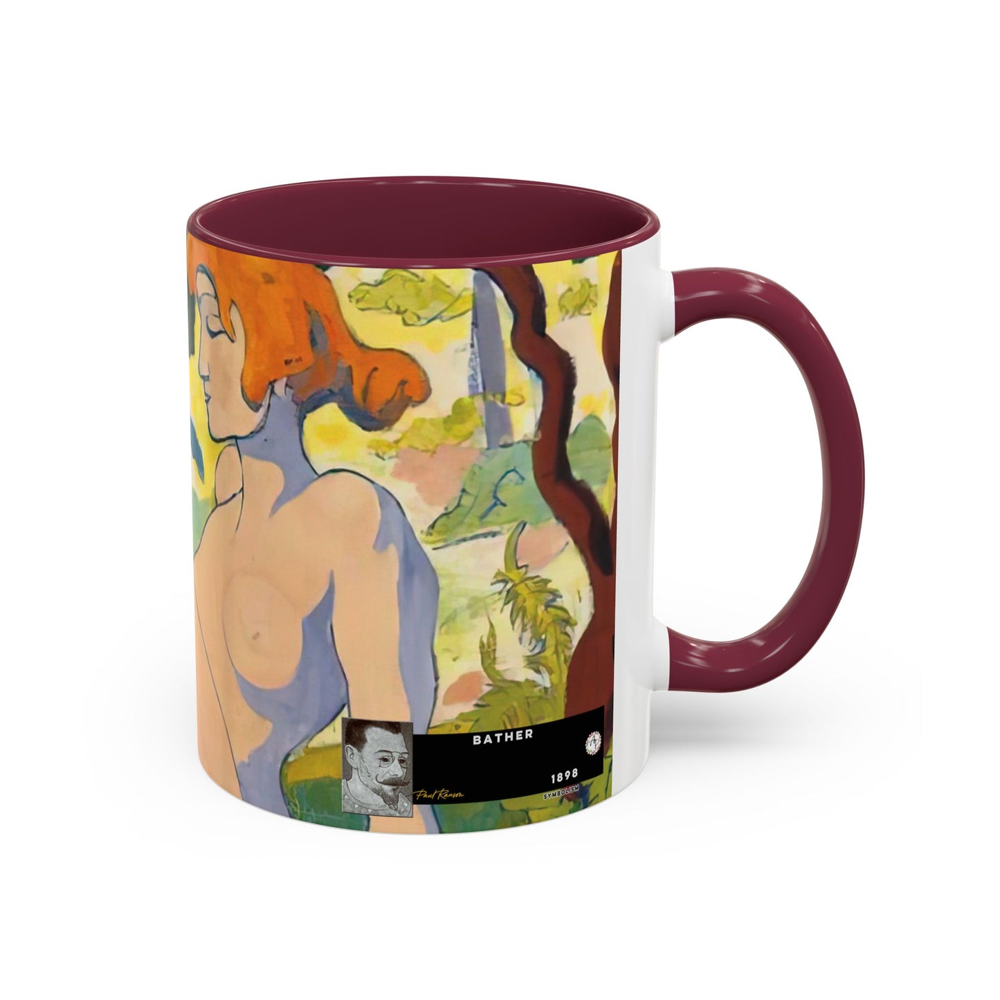 Ranson, Paul - Bather (1898) - Colorful Accent Mugs