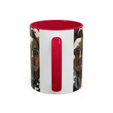 Courbet, Gustave - The Desperate Man (1843) - Colorful Accent Mugs