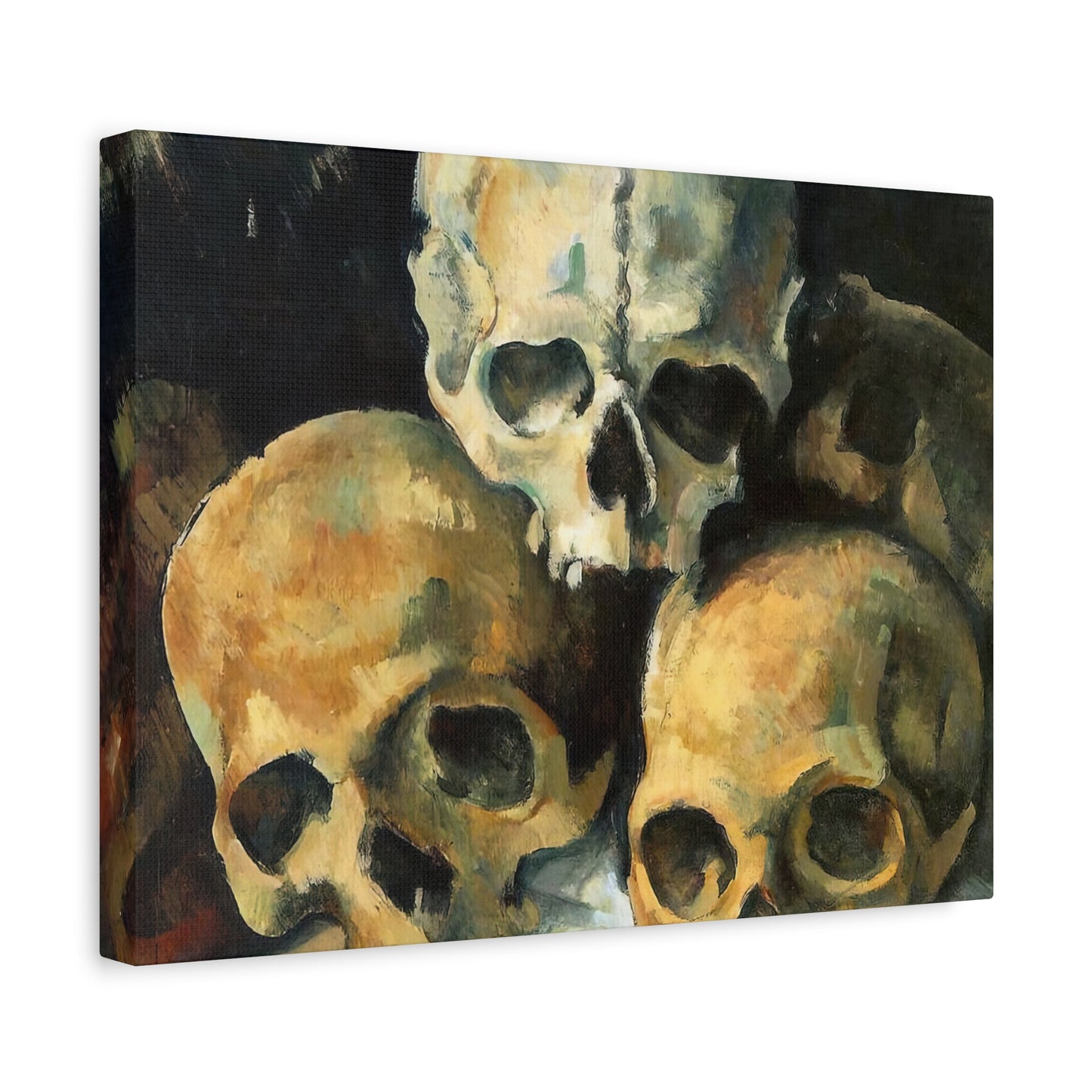 Cézanne, Paul - Pyramid of Skulls (1901) - Canvas Block, unframed