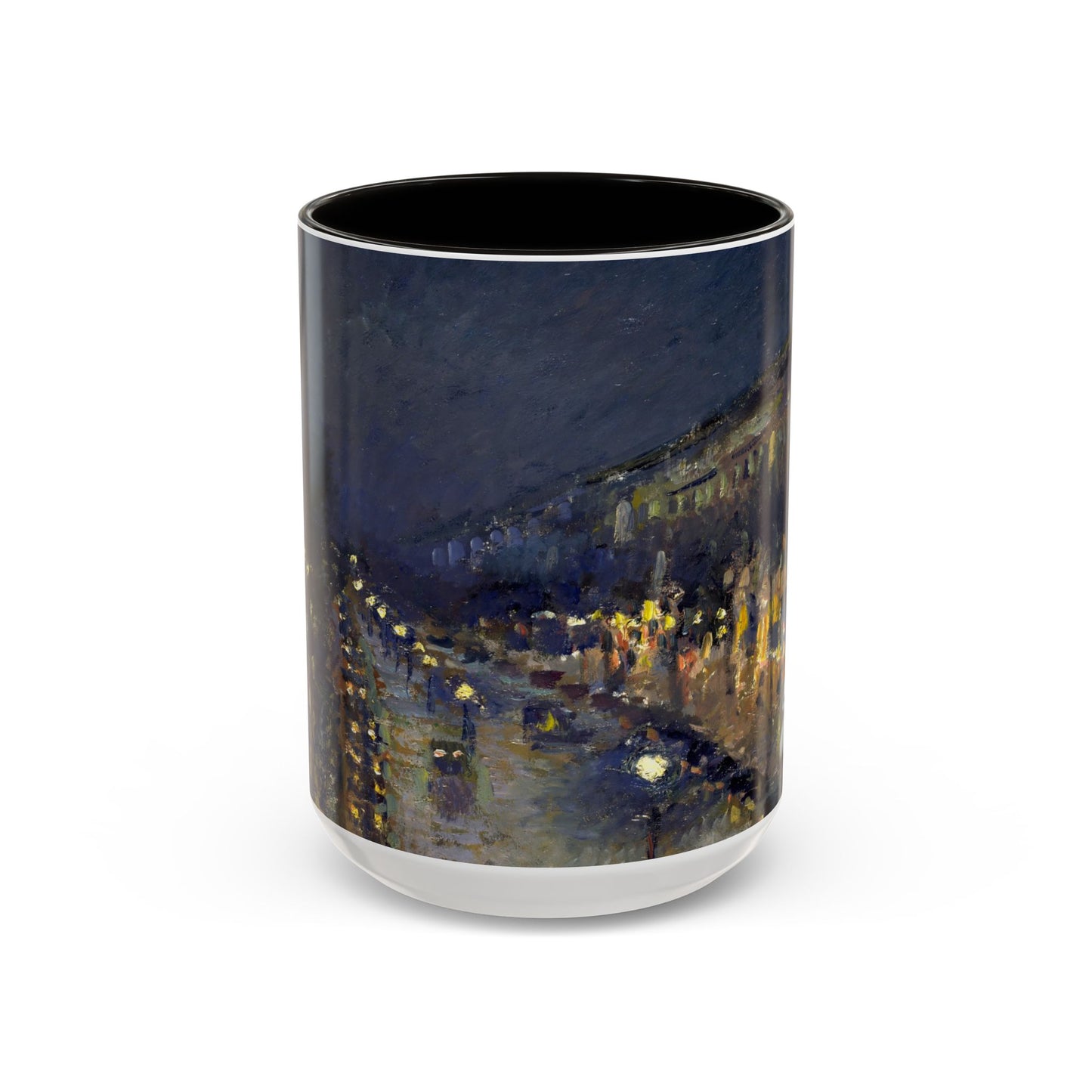 Pissarro, Camille - The Boulevard Montmartre At Night (1897) - Colorful Accent Mugs