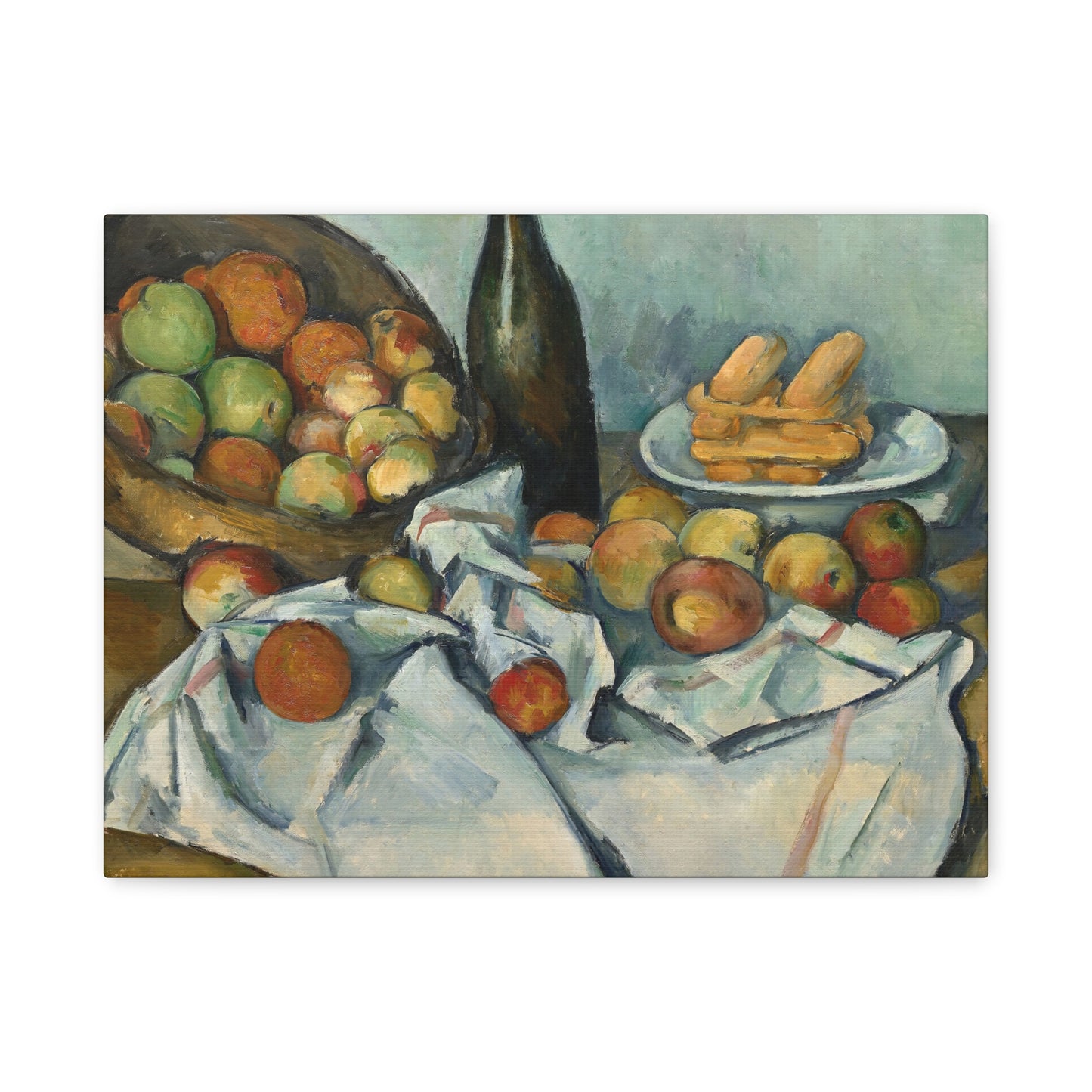 Cézanne, Paul - Basket of Apples (1893) - Canvas Block, unframed