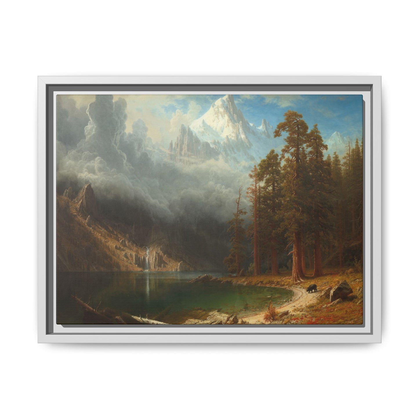 Bierstadt, Albert - Mount Corcoran (1877) - Matte Canvas, Framed
