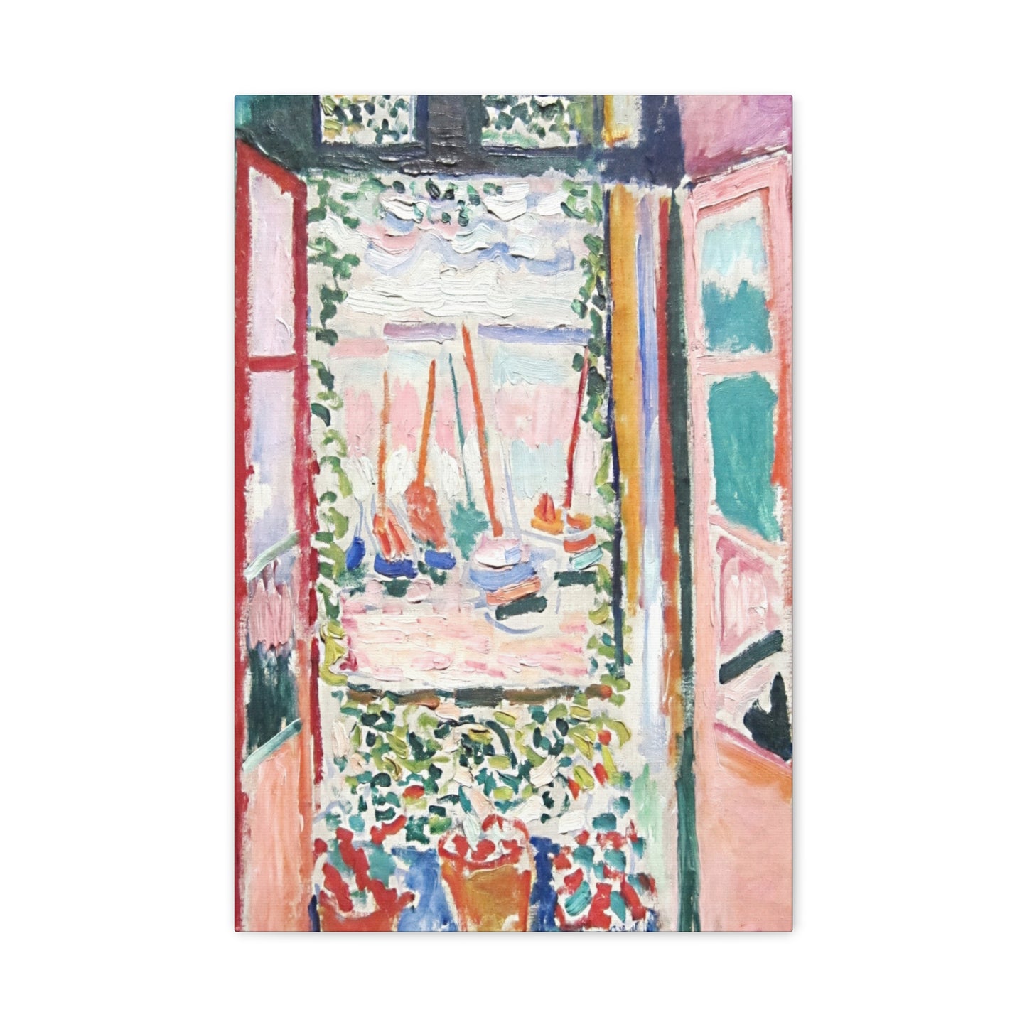 Matisse, Henri - Open Window, Collioure (1905) - Canvas Block, unframed
