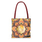 Filiger, Charles - Woman’s Head with Closed Eyes (1893) - Tote Bag