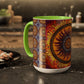 Pacio, Adam - Solar Disc Mandala - Colorful Accent Mugs