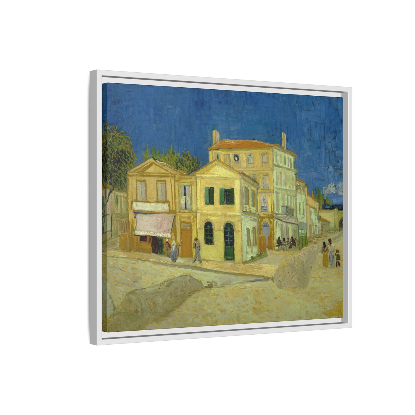 Van Gogh, Vincent - The Yellow House (1888) - Matte Canvas, Framed