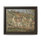 Pissarro, Camille - Red Roofs, Corner of a Village in Winter (1877) - Matte Canvas, Framed