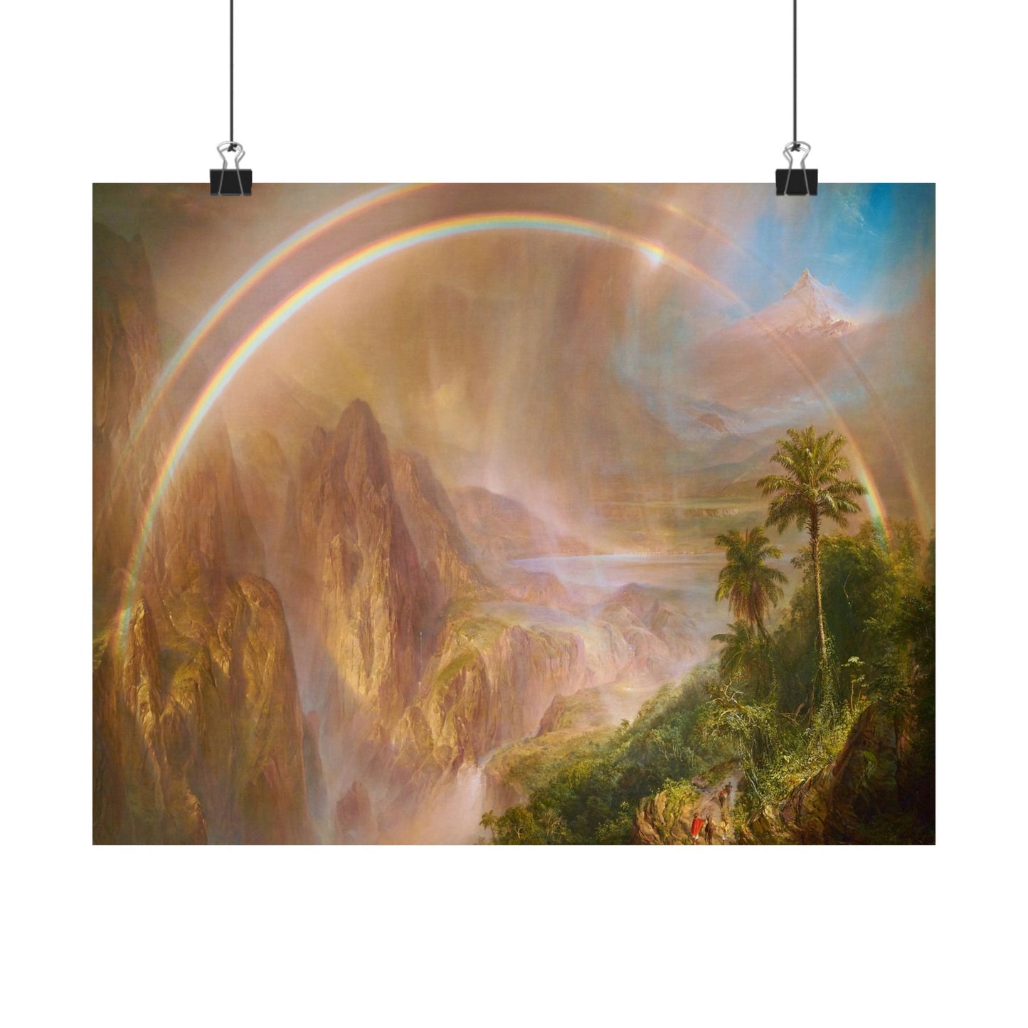 Church, Frederic Edwin - Rainy Season in the Tropics (1866) - Satin Posters