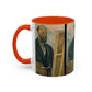 Cézanne, Paul - Portrait of the Artist with a Palette (1890) - Colorful Accent Mugs