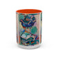 Matisse, Henri - Woman with a Hat (1905) - Colorful Accent Mugs
