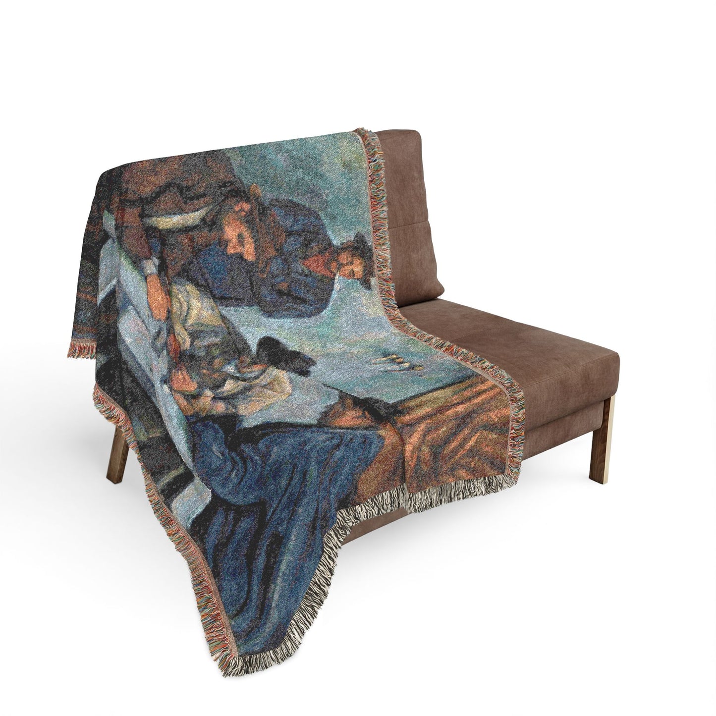 Cézanne, Paul - The Card Players (1892) - Woven Blanket