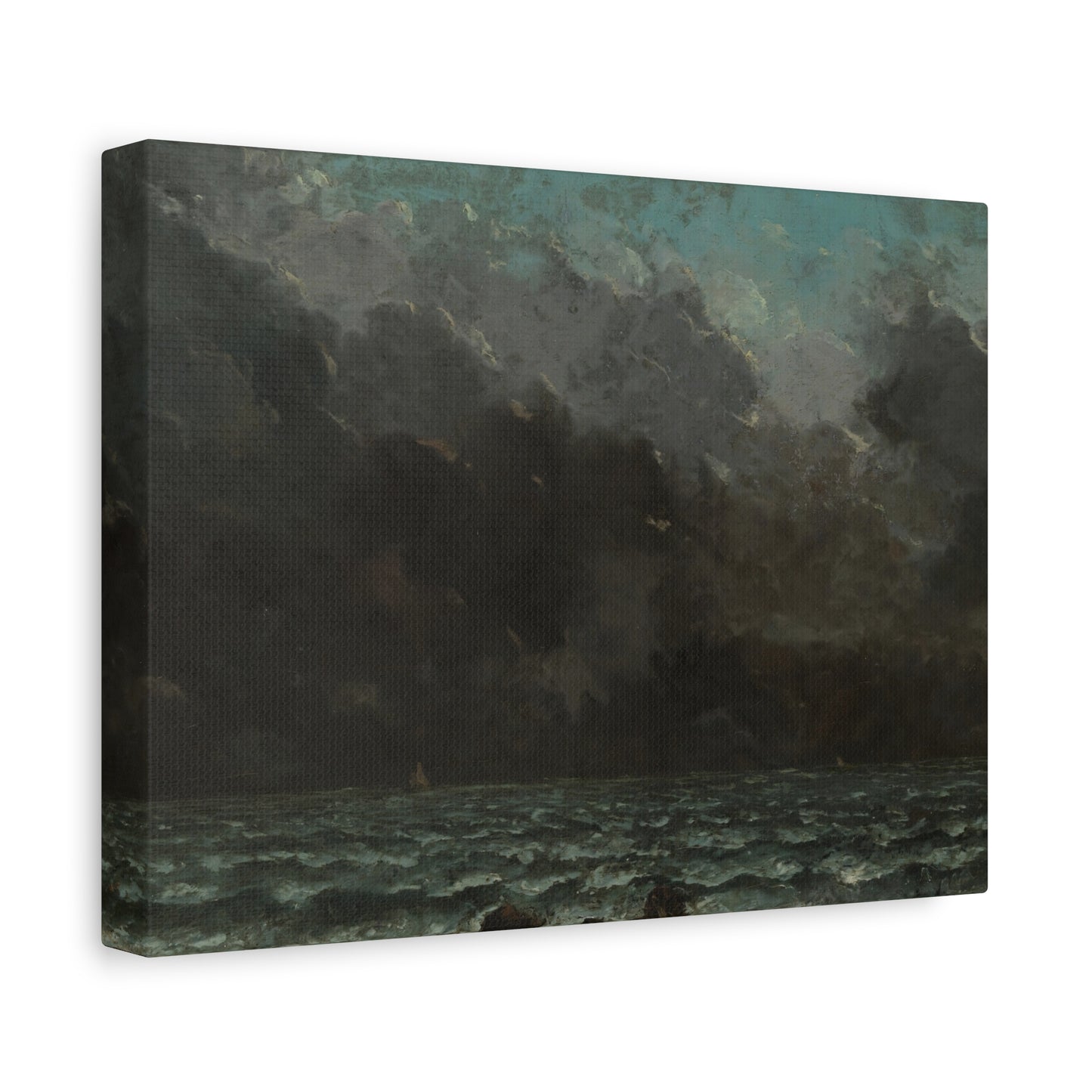 Courbet, Gustave - The Sea (1865) - Canvas Block, unframed