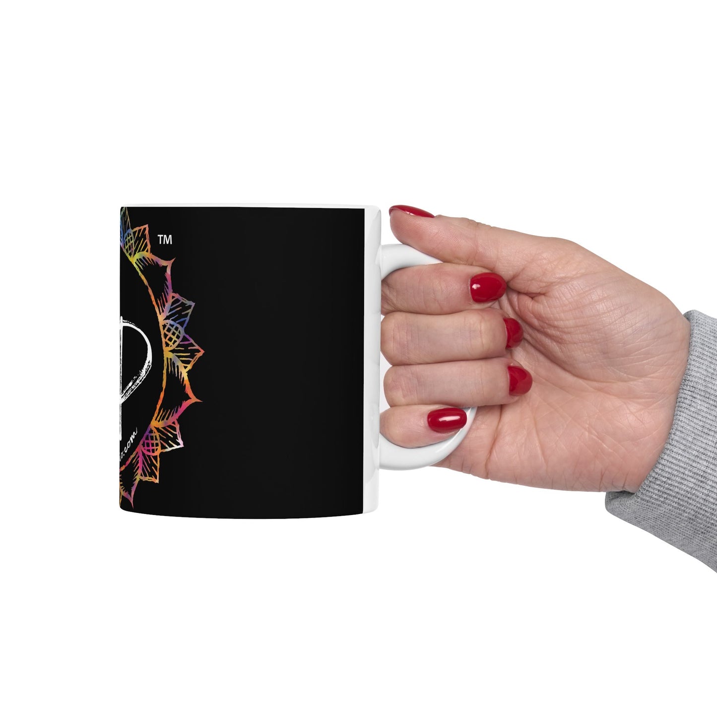 AdamPacio.com Logo - Black - Ceramic Mug