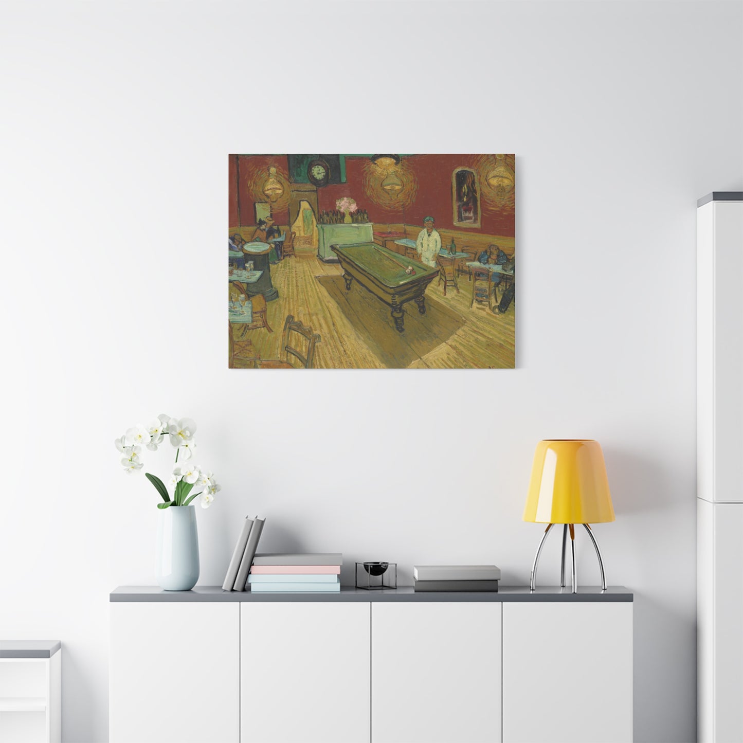 Van Gogh, Vincent - The Night Cafe (1888) - Canvas Block, unframed