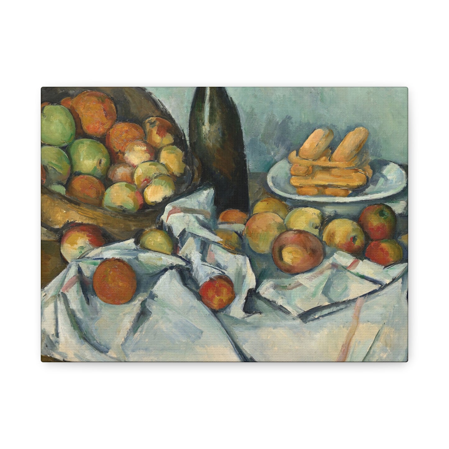 Cézanne, Paul - Basket of Apples (1893) - Canvas Block, unframed