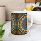 Pacio, Adam - Emerald Arrows Mandala - Ceramic Mug