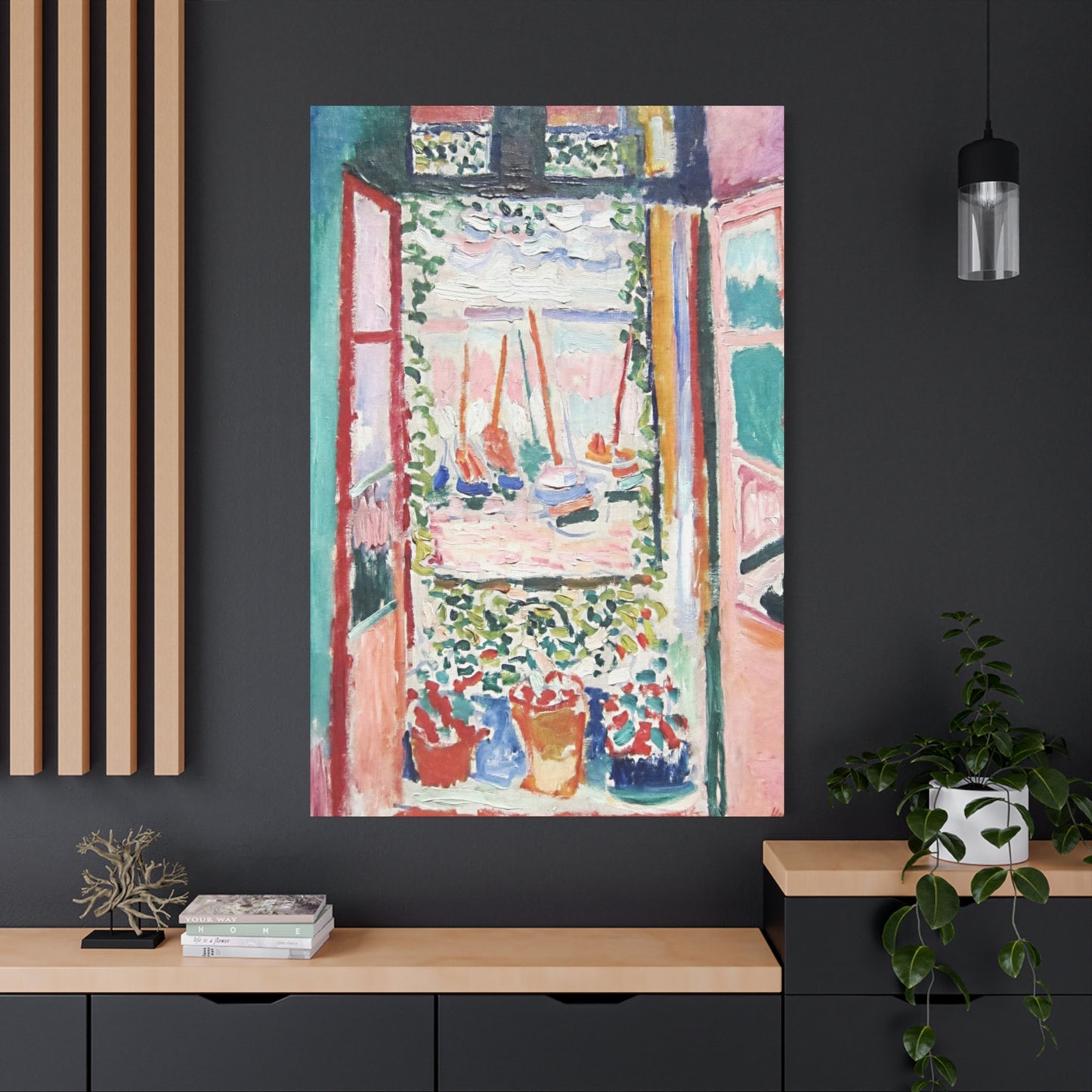 Matisse, Henri - Open Window, Collioure (1905) - Canvas Block, unframed