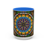 Emerald Arrows Mandala - Colorful Accent Mugs