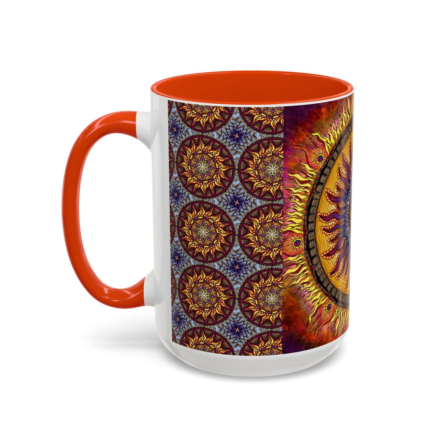 Pacio, Adam - Solar Disc Mandala - Colorful Accent Mugs
