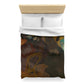 Toulouse-Lautrec, Henri - At the Moulin Rouge (1892) - Microfiber Duvet Cover