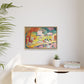 Matisse, Henri - The Joy of Life (1905) - Matte Canvas, Framed