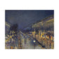 Pissarro, Camille - The Boulevard Montmartre At Night (1897) - Canvas Block, unframed