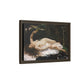 Courbet, Gustave - Woman with a Parrot (1866) - Matte Canvas, Framed