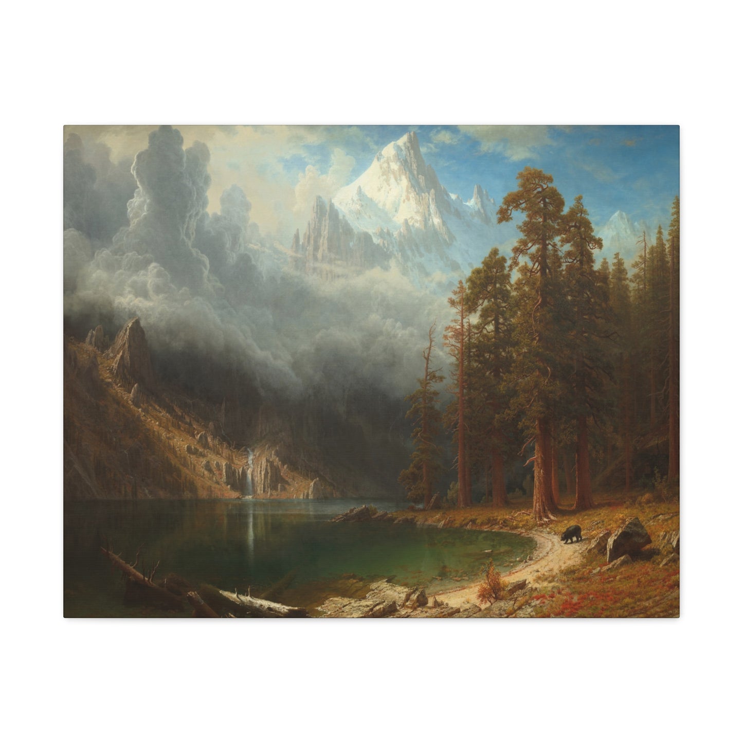 Bierstadt, Albert - Mount Corcoran (1877)- Canvas Block, unframed