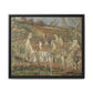 Pissarro, Camille - Red Roofs, Corner of a Village in Winter (1877) - Matte Canvas, Framed