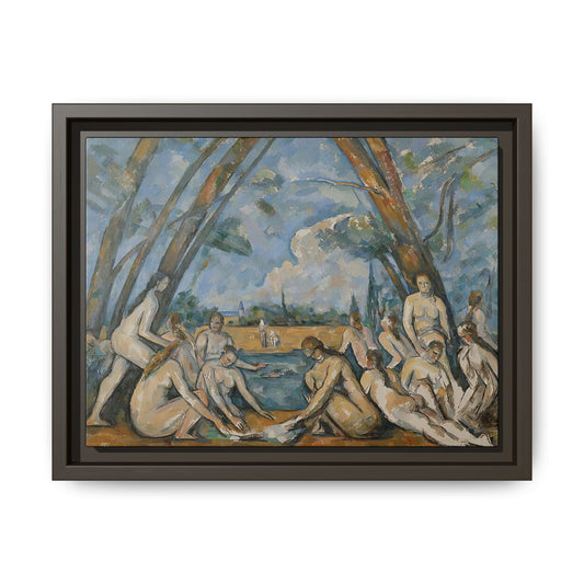 Cézanne, Paul - The Large Bathers (1906) - Matte Canvas, Framed
