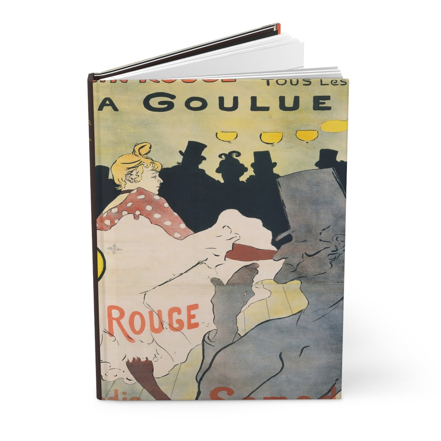 Toulouse-Lautrec, Henri - Moulin Rouge - La Goulue (1891) - Hardcover Journal Matte