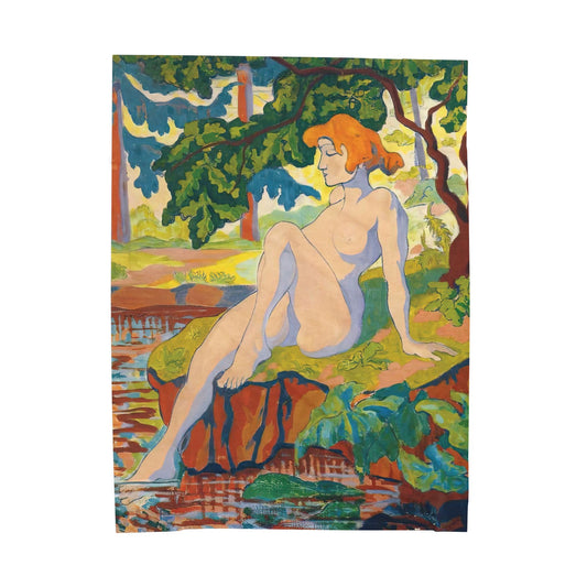 Ranson, Paul - Bather (1898) - Velveteen Plush Blanket