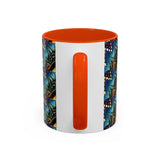 Obsidian Grandmothers Mandala - Colorful Accent Mugs