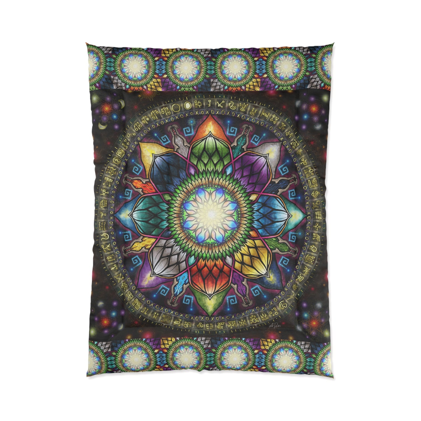 Mystic Jewel Mandala - Comforter